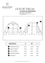 CASACA CROP SASTRE NEGRO - MADISON
