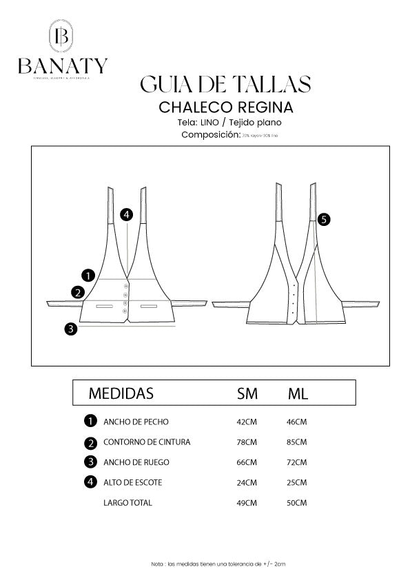 CHALECO HALTER REGINA