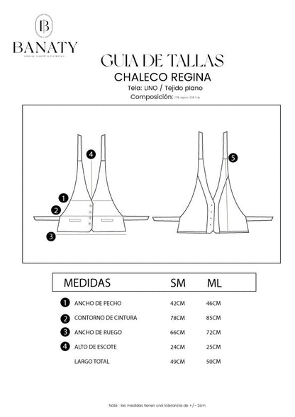 CHALECO HALTER REGINA