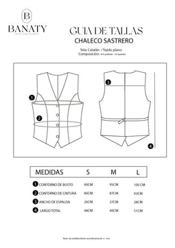 Chaleco Sastrero Catalan