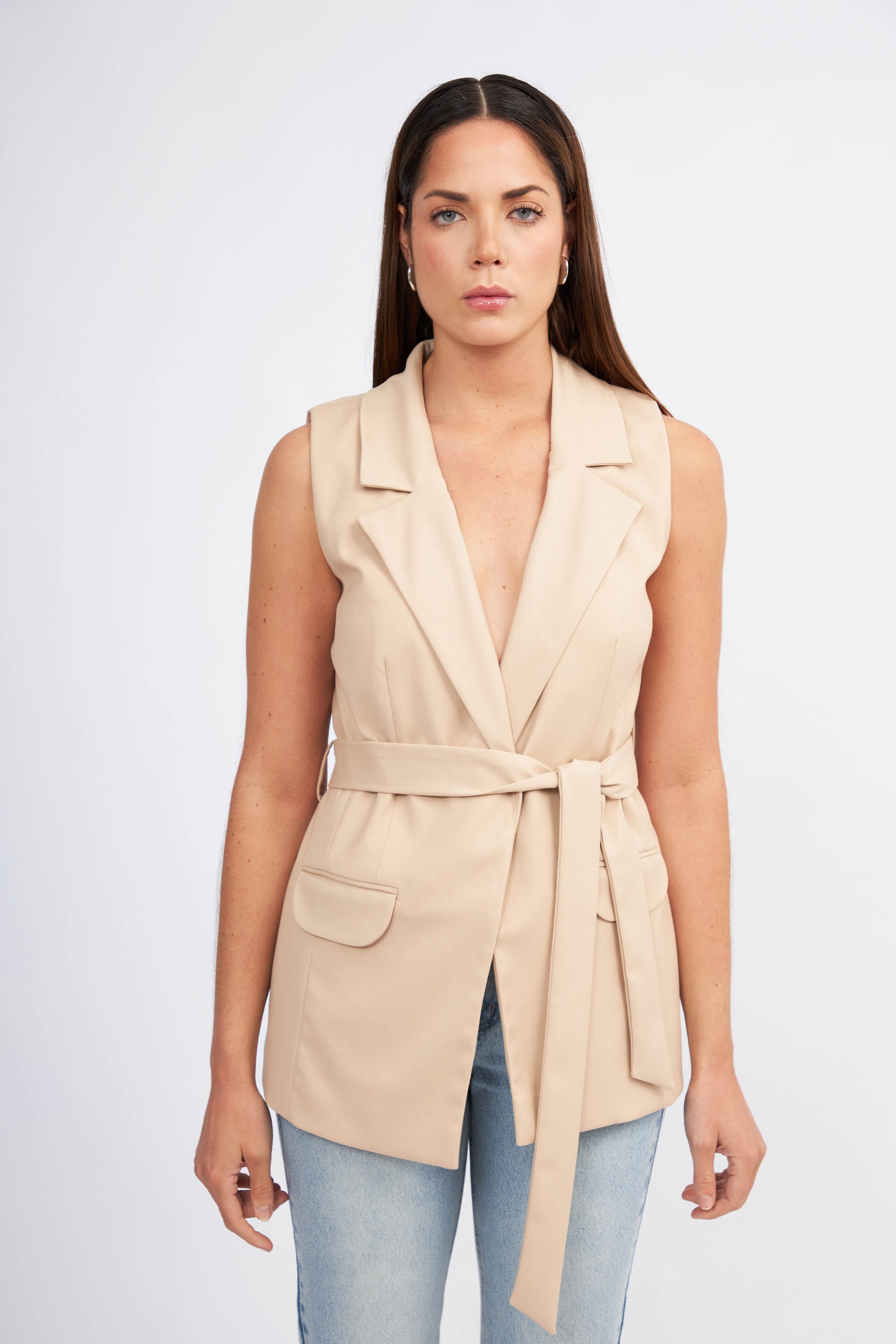 Chaleco Sastrero con Lazo - Paula