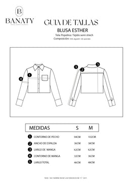 Blusa Crop Manga Larga Esther