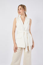 Chaleco Sastrero con Lazo - Paula