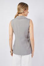 CHALECO SASTRERO LARGO - SOFIA