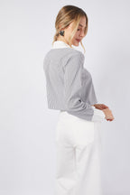 Blusa Crop Manga Larga - Esther