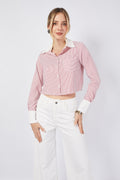 Blusa Crop Manga Larga - Esther