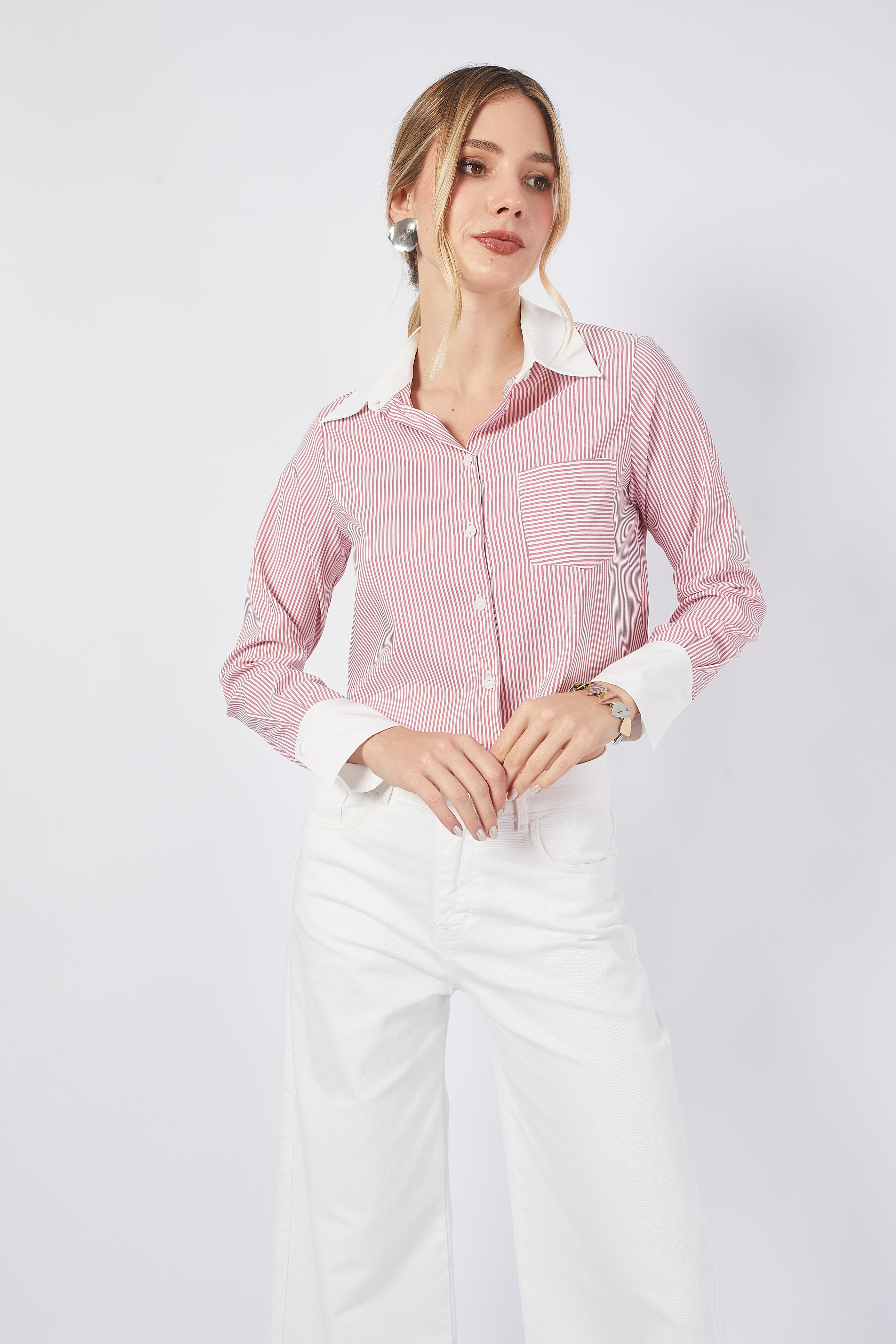 Blusa Crop Manga Larga - Esther