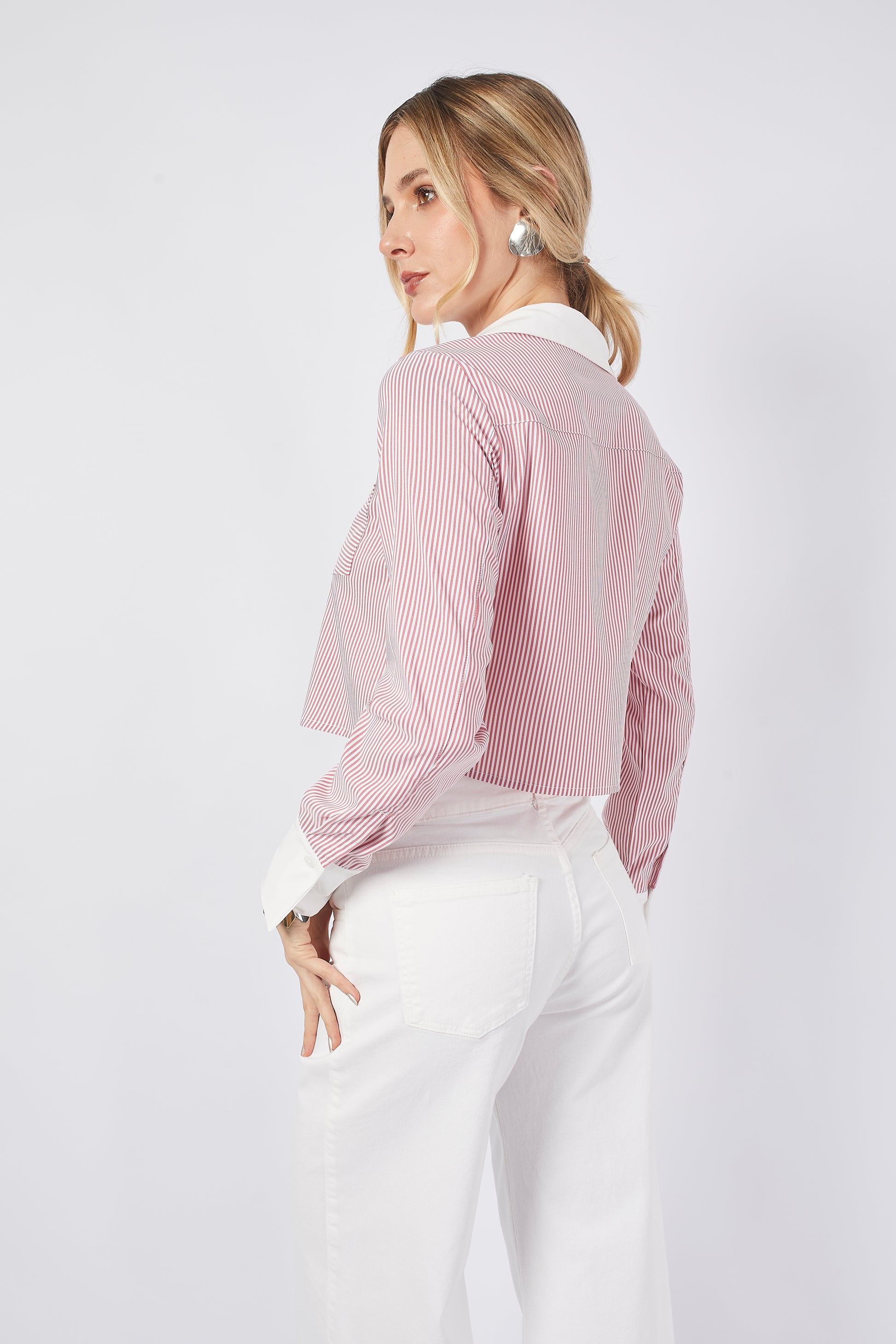 Blusa Crop Manga Larga Esther