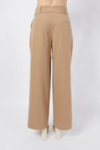 Pantalón De Rayas Rayas Camel - Miranda