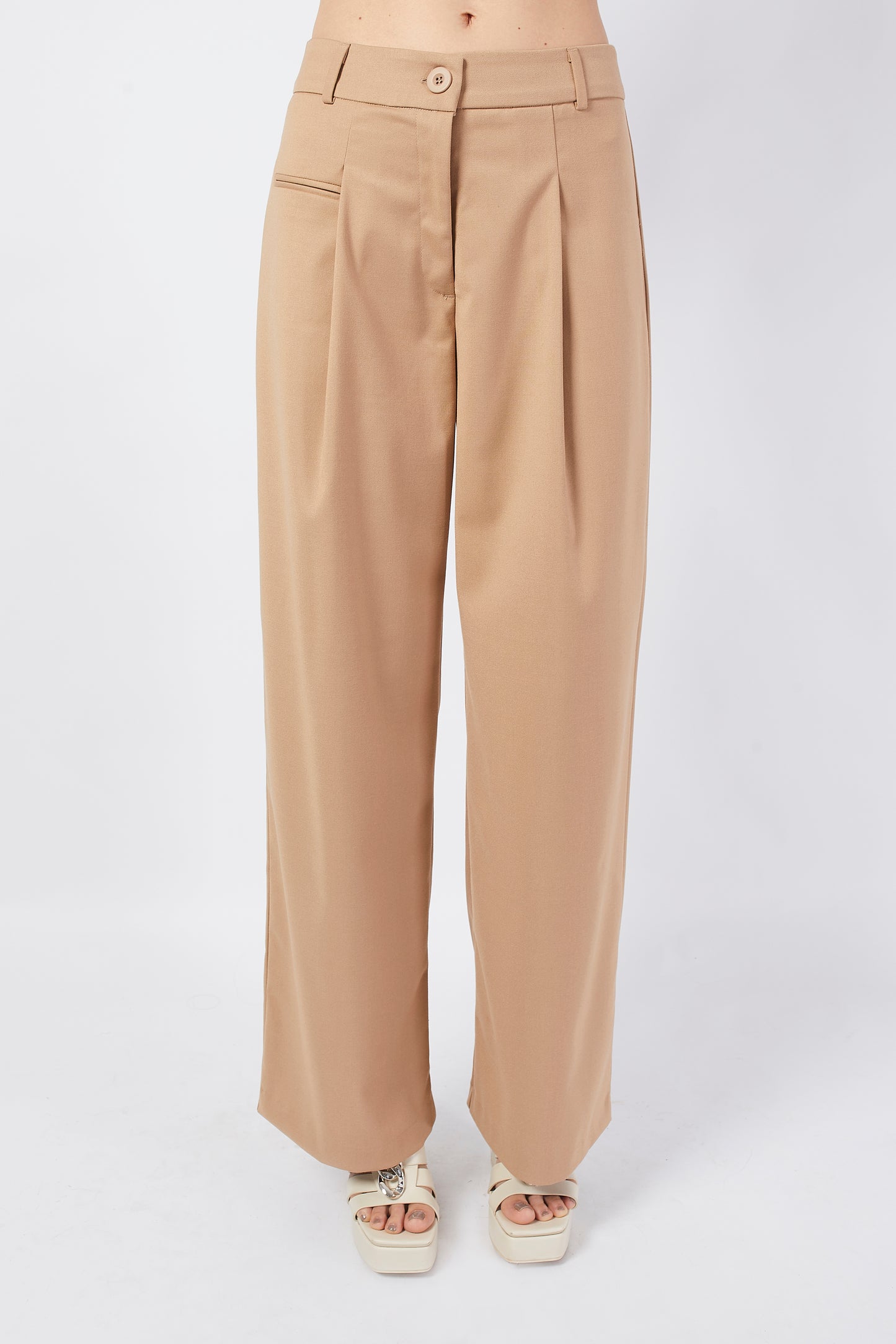 Pantalon Sastre Recto Danna Camel