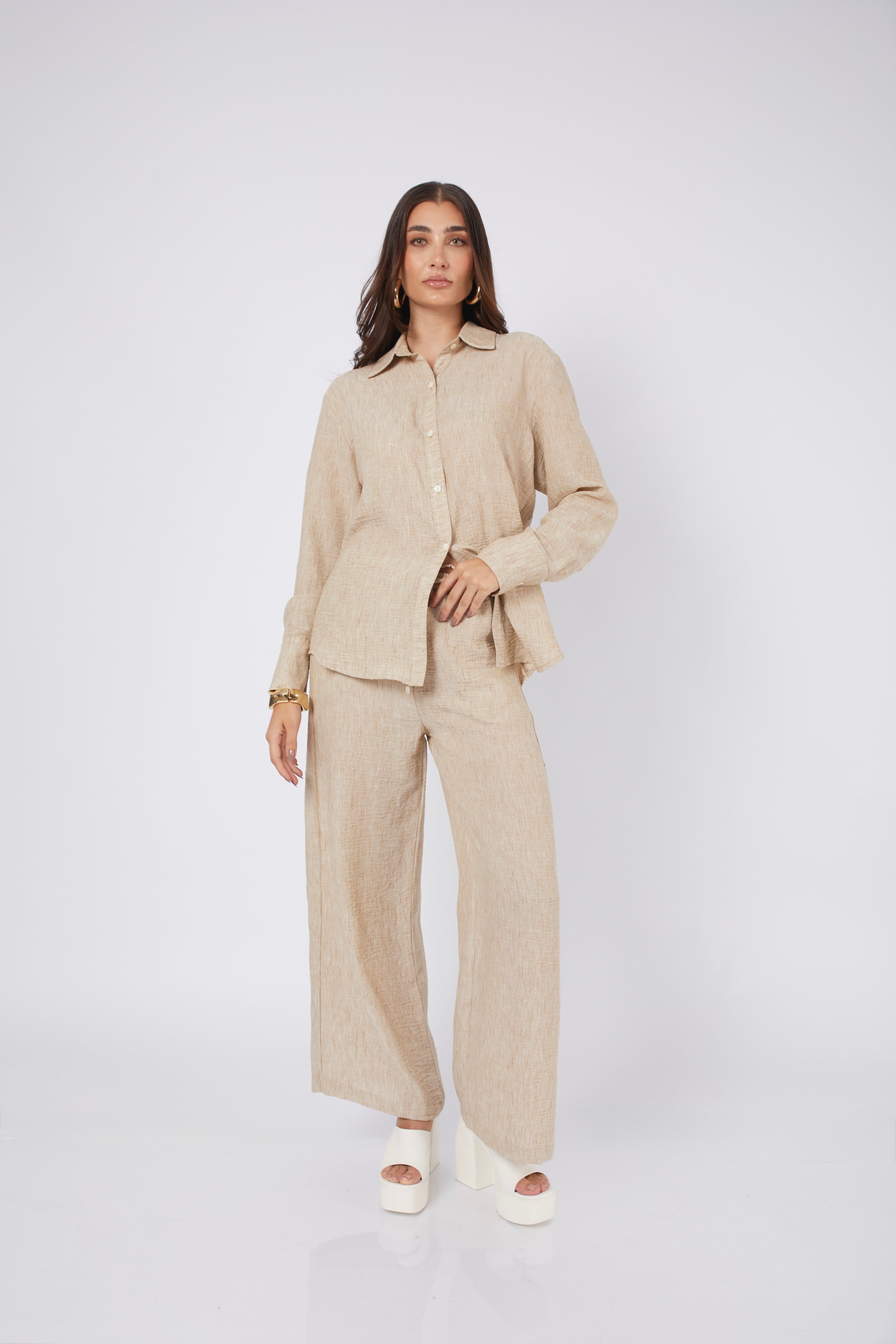 BLUSA CAMISERA -  OASIS