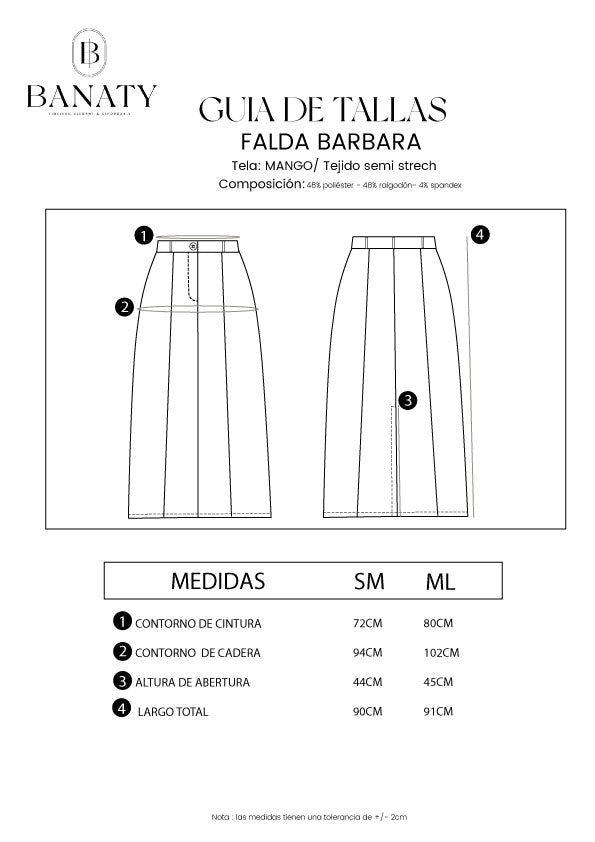 FALDA MIDI BARBARA