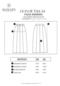 FALDA MIDI BARBARA