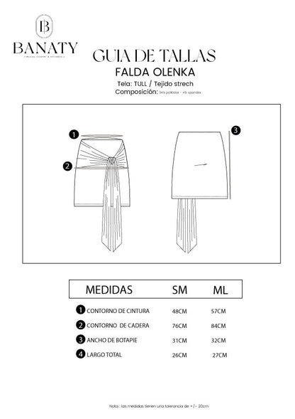 FALDA MIDI TULL OLENKA PRINT MORADO