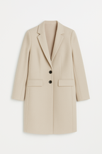 SACO LARGO CON BOLSILLOS FUNCIONALES BEIGE - ALTAMIRA