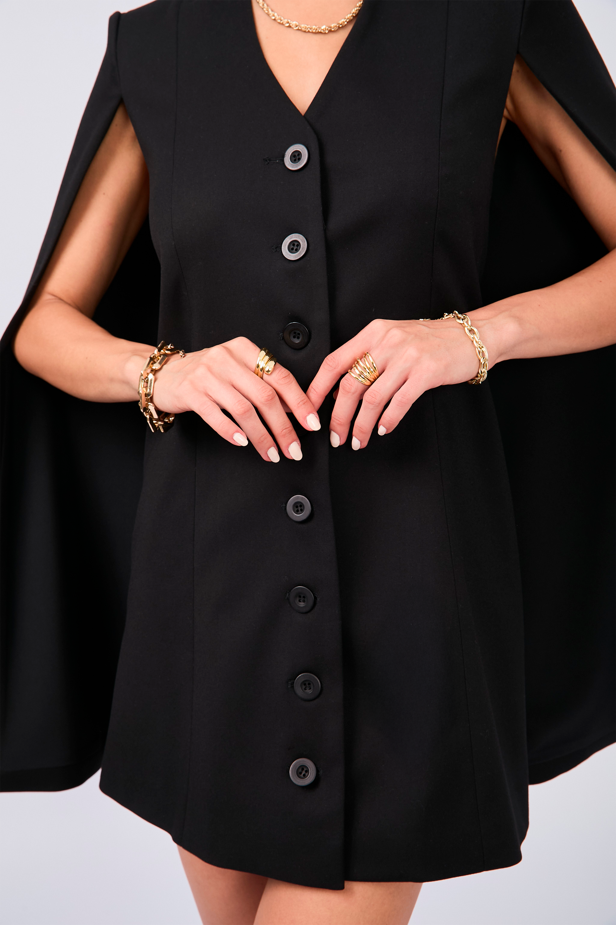 VESTIDO BLAZER NEGRO - BRUNA