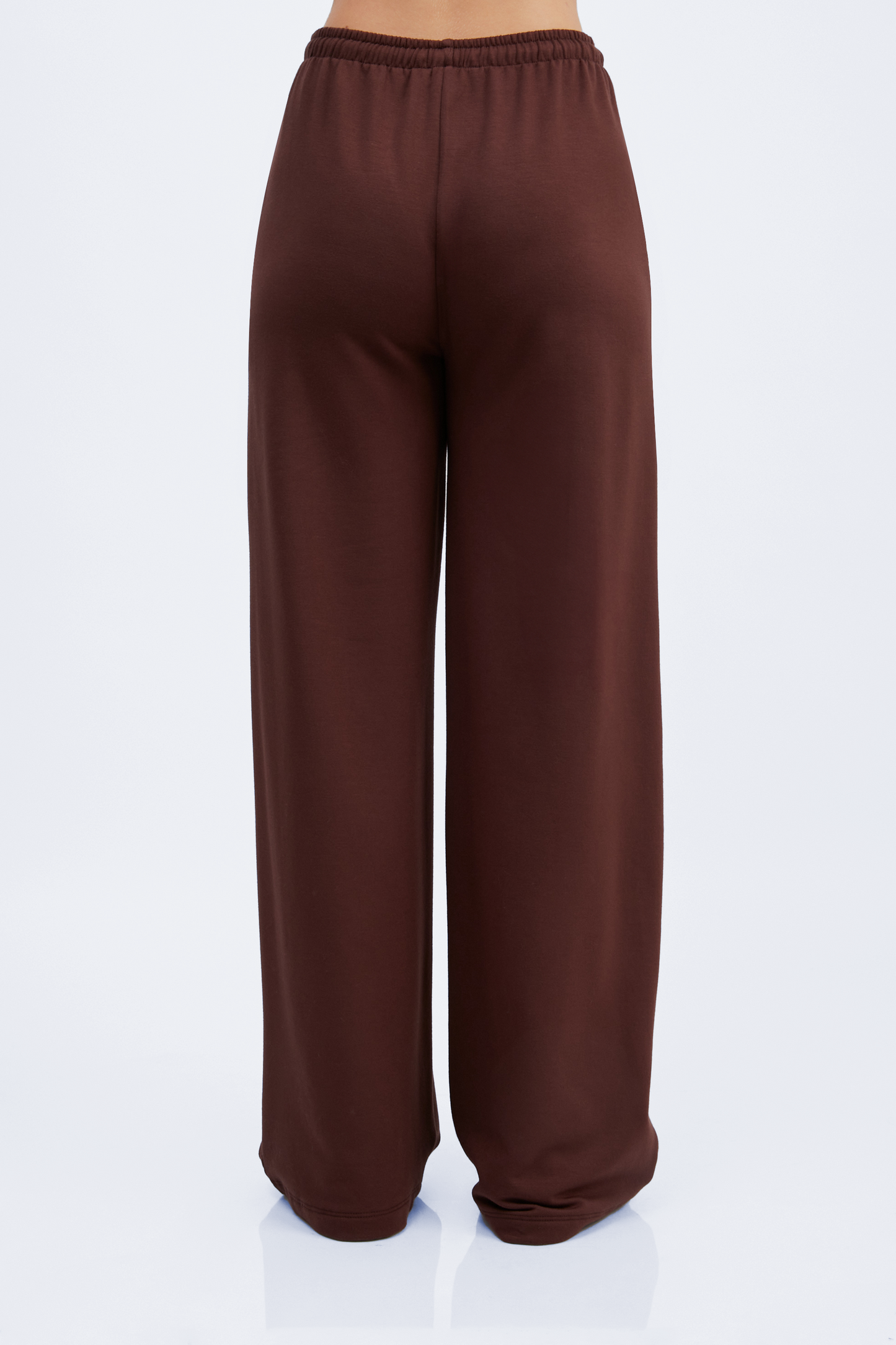 PANTALÓN A LA CINTURA LOURDES CON BOLSILLO MARRÓN