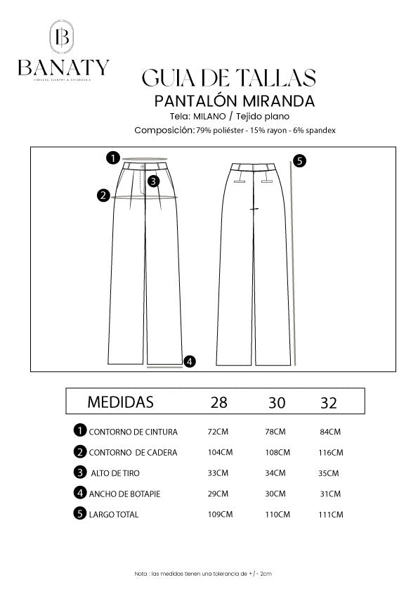 Pantalón De Rayas Miranda