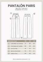 Paris semi-palazzo pants with pleats and pockets, Black.