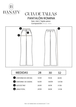 PANTALÓN RECTO DE LINO ROMINA- PRINT