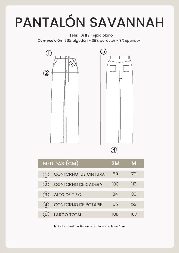 PANTALÓN PALAZZO A LA CINTURA COW PRINT MARRÓN - SAVANNAH