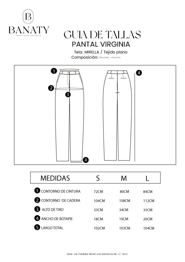 PANTALON SLOUCHY MELANGE - VIRGINIA
