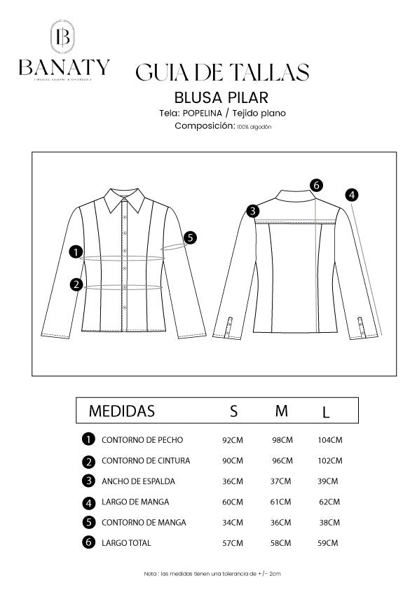 Blusa de Popelina Pilar