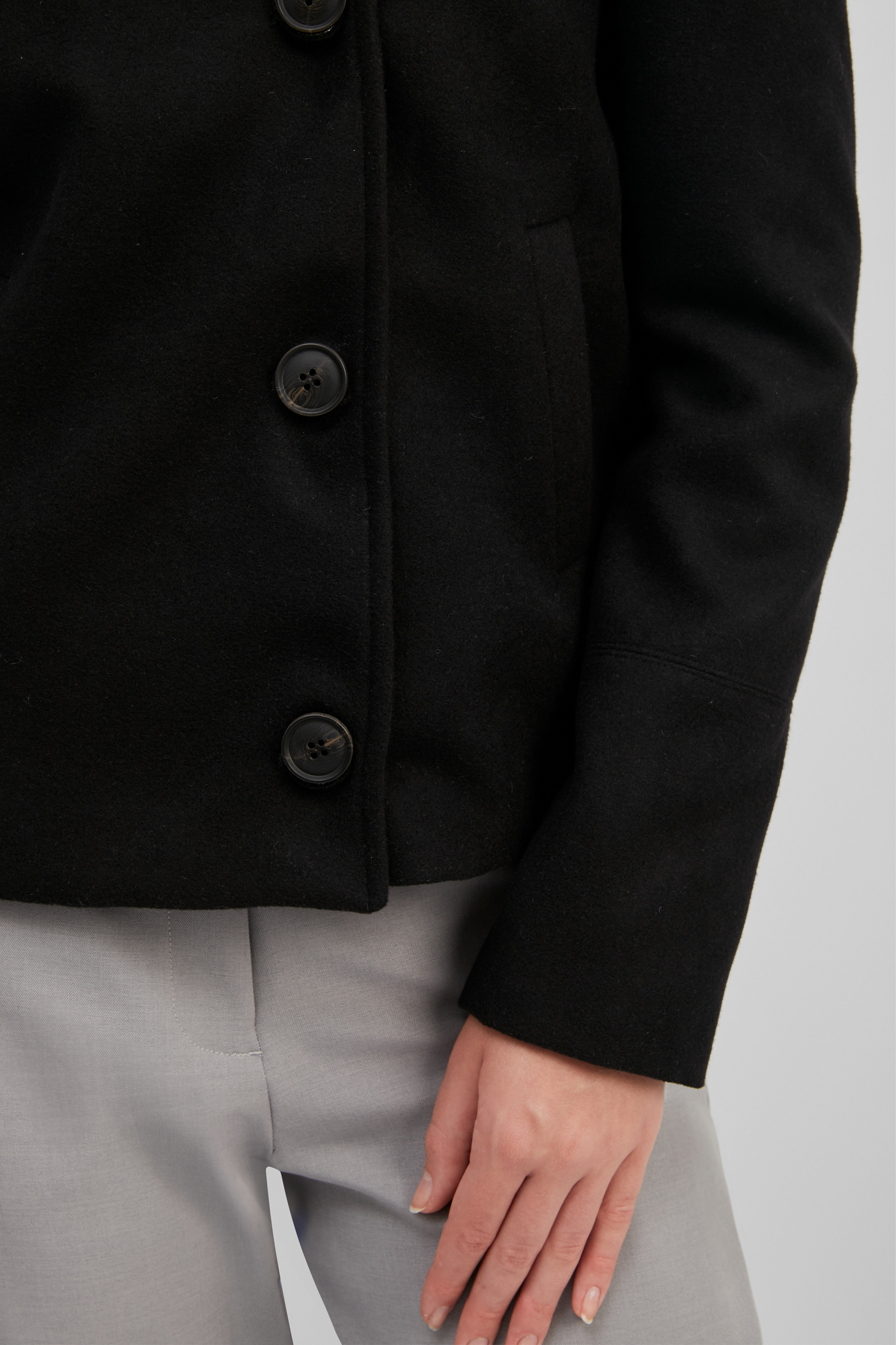 CASACA SASTRE MAGNOLIA NEGRO