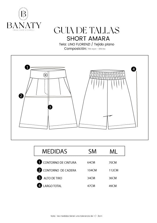 SHORT DE LINO AMARA