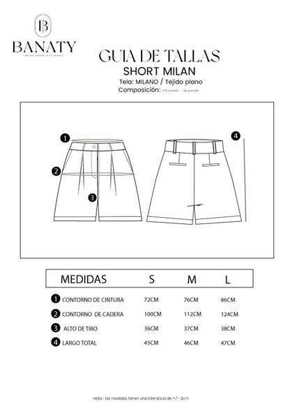SHORT SASTRE MILAN