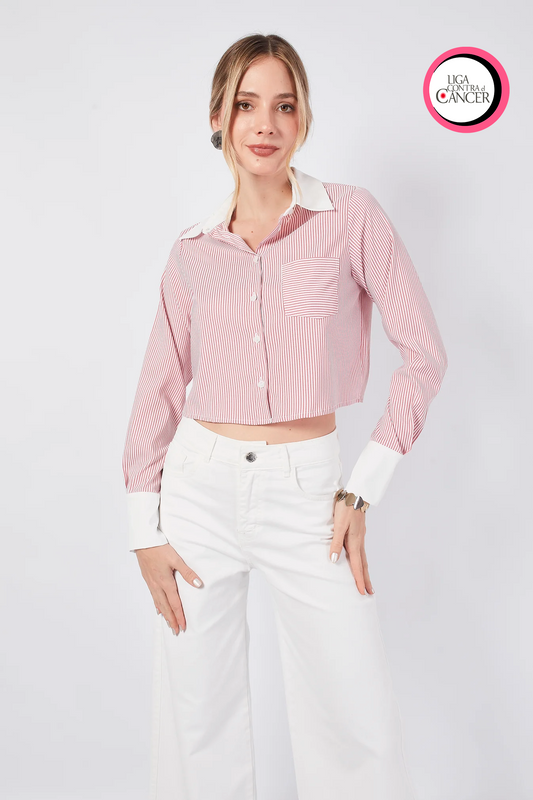 Blusa Crop Manga Larga Esther