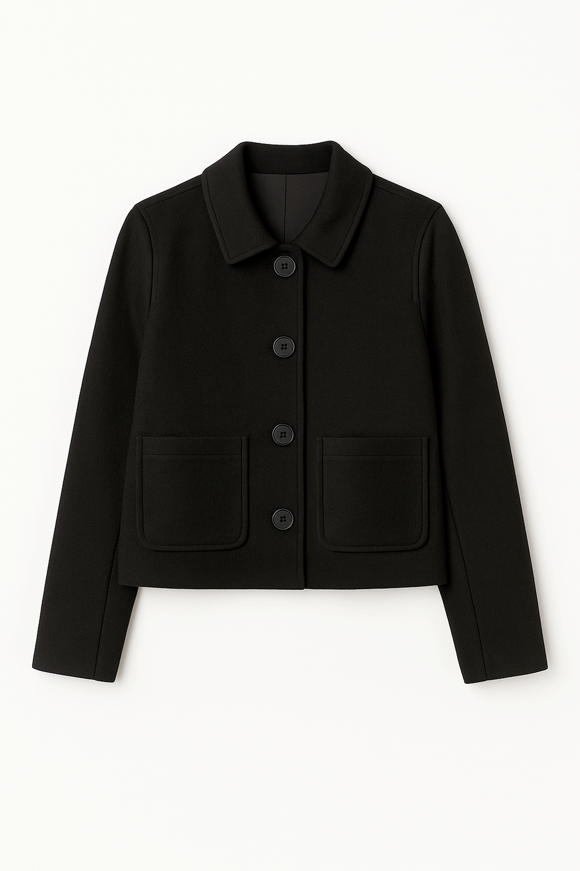 CASACA CROP SASTRE NEGRO - MADISON