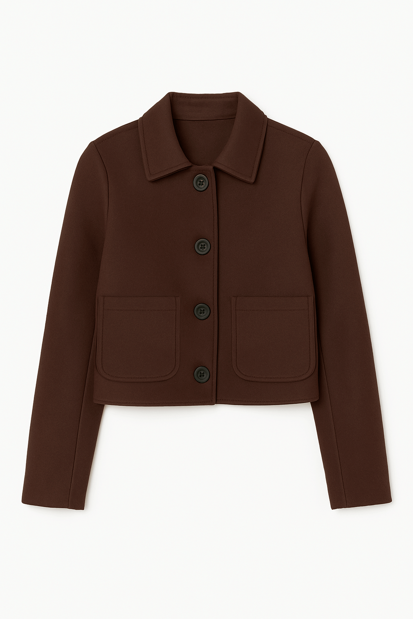 CASACA CROP SASTRE MADISON MARRON