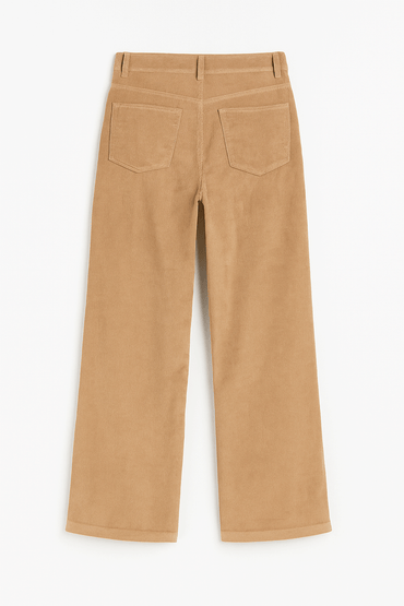 PANTALON A LA CINTURA RECTO THAIS TOPO