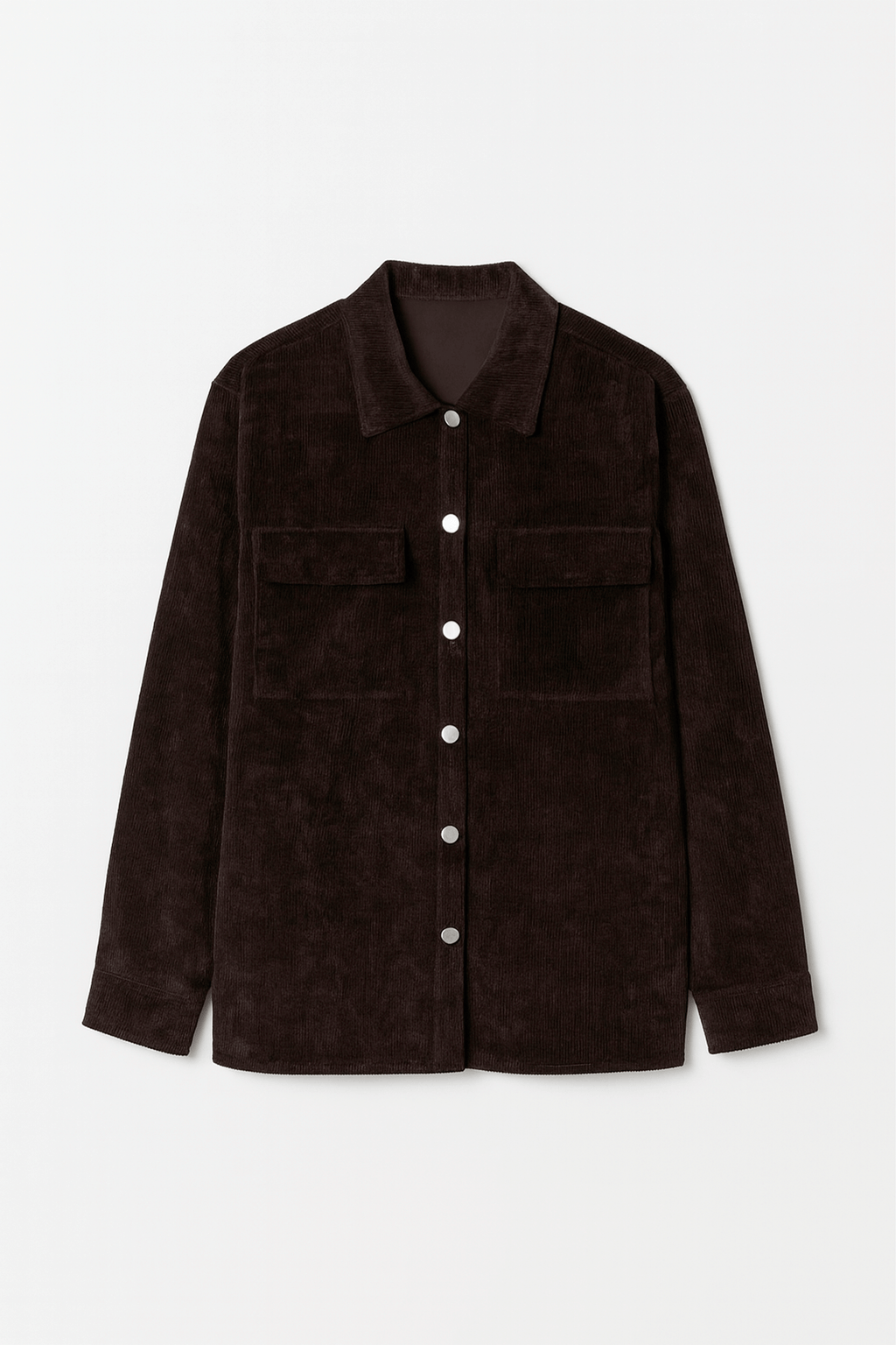 CAMISA DE CORDUROY MANGA LARGA MARRÓN - THAIS