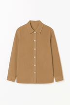 CAMISA DE CORDUROY MANGA LARGA TOPO - THAIS