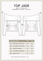 Top asimétrico manga larga negro - Jade