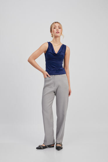 PANTALÓN SASTRE MELANGE