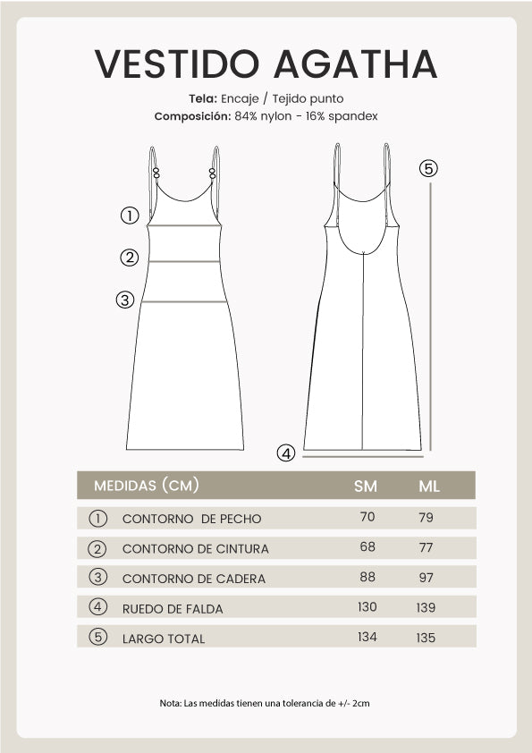 VESTIDO LARGO DE ENCAJE NEGRO - AGATHA