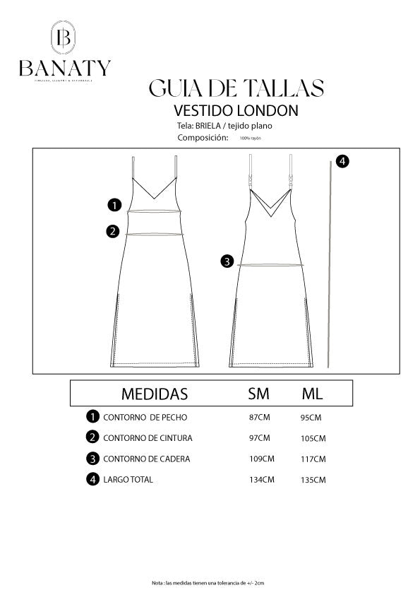 VESTIDO LONDON PRINT AZUL