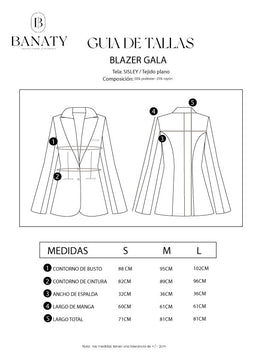 Blazer sastre Gala