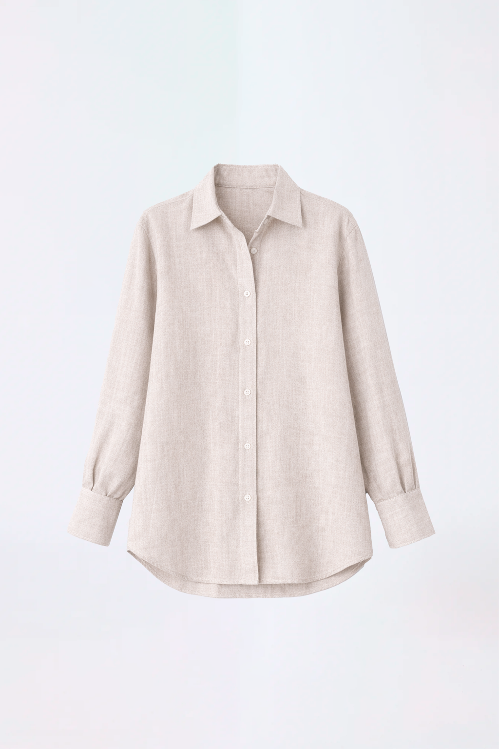 BLUSA CAMISERA BEIGE -  OASIS