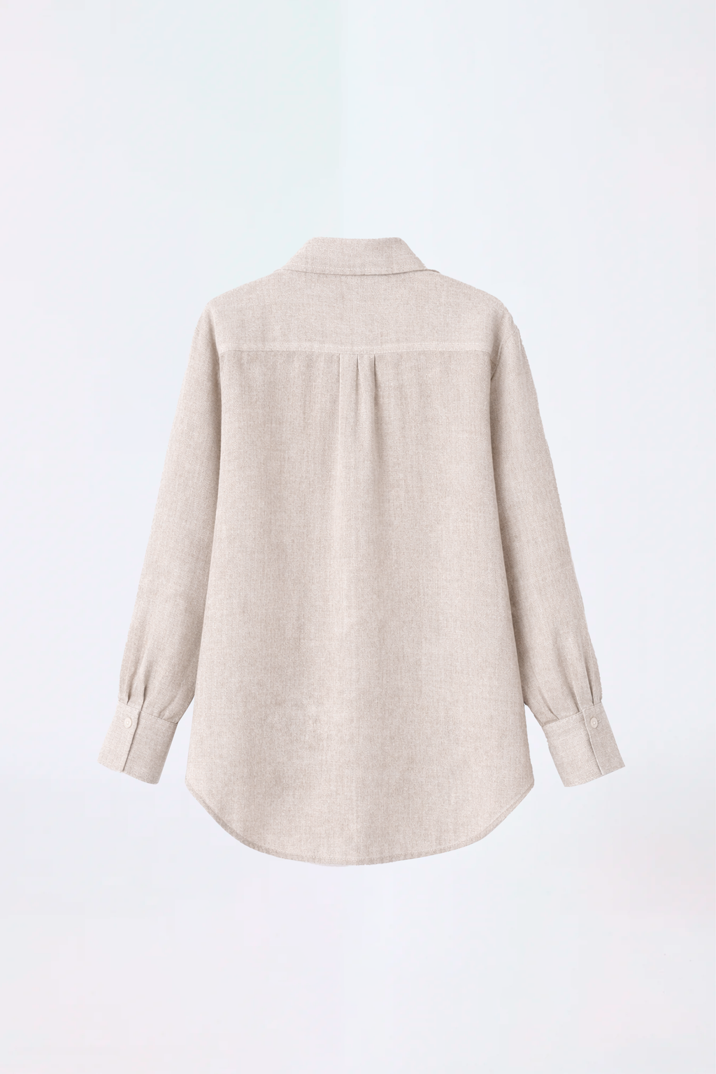 BLUSA CAMISERA BEIGE -  OASIS
