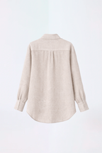BLUSA CAMISERA BEIGE -  OASIS