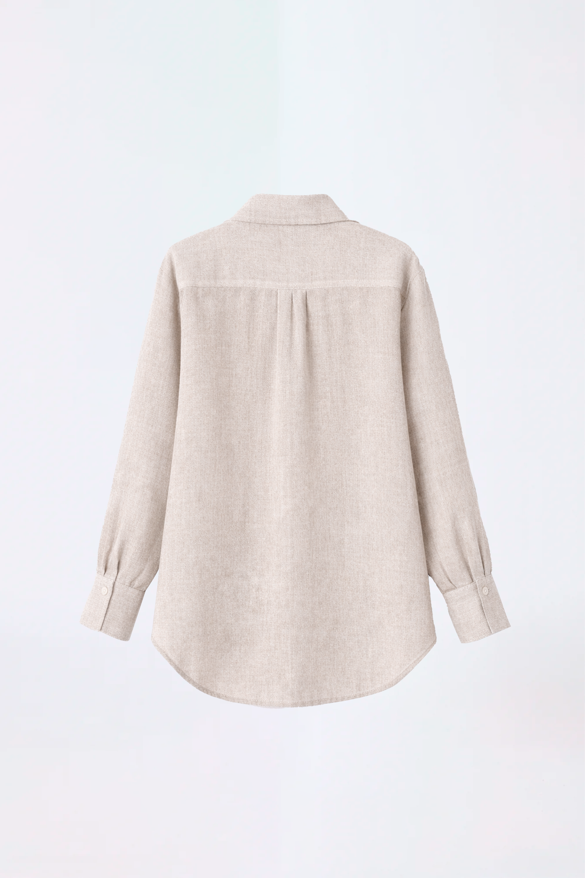 BLUSA CAMISERA BEIGE -  OASIS
