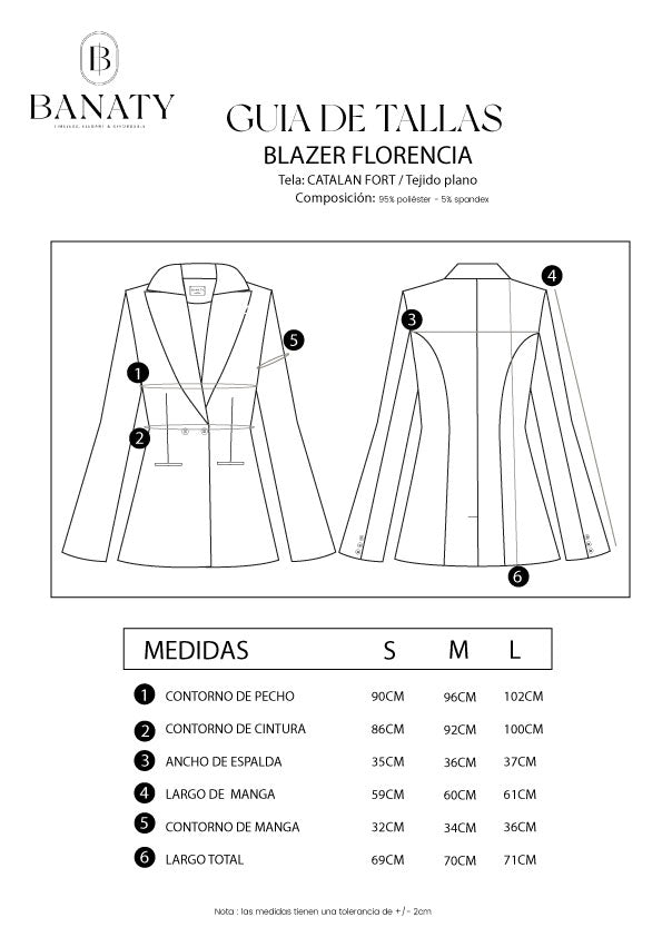 Blazer sastre Florencia