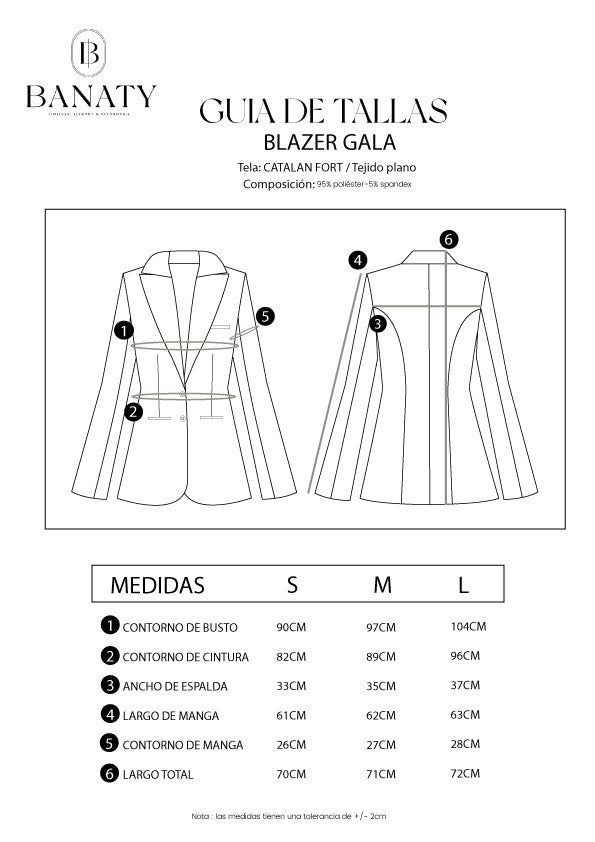 Blazer sastre Gala Catán