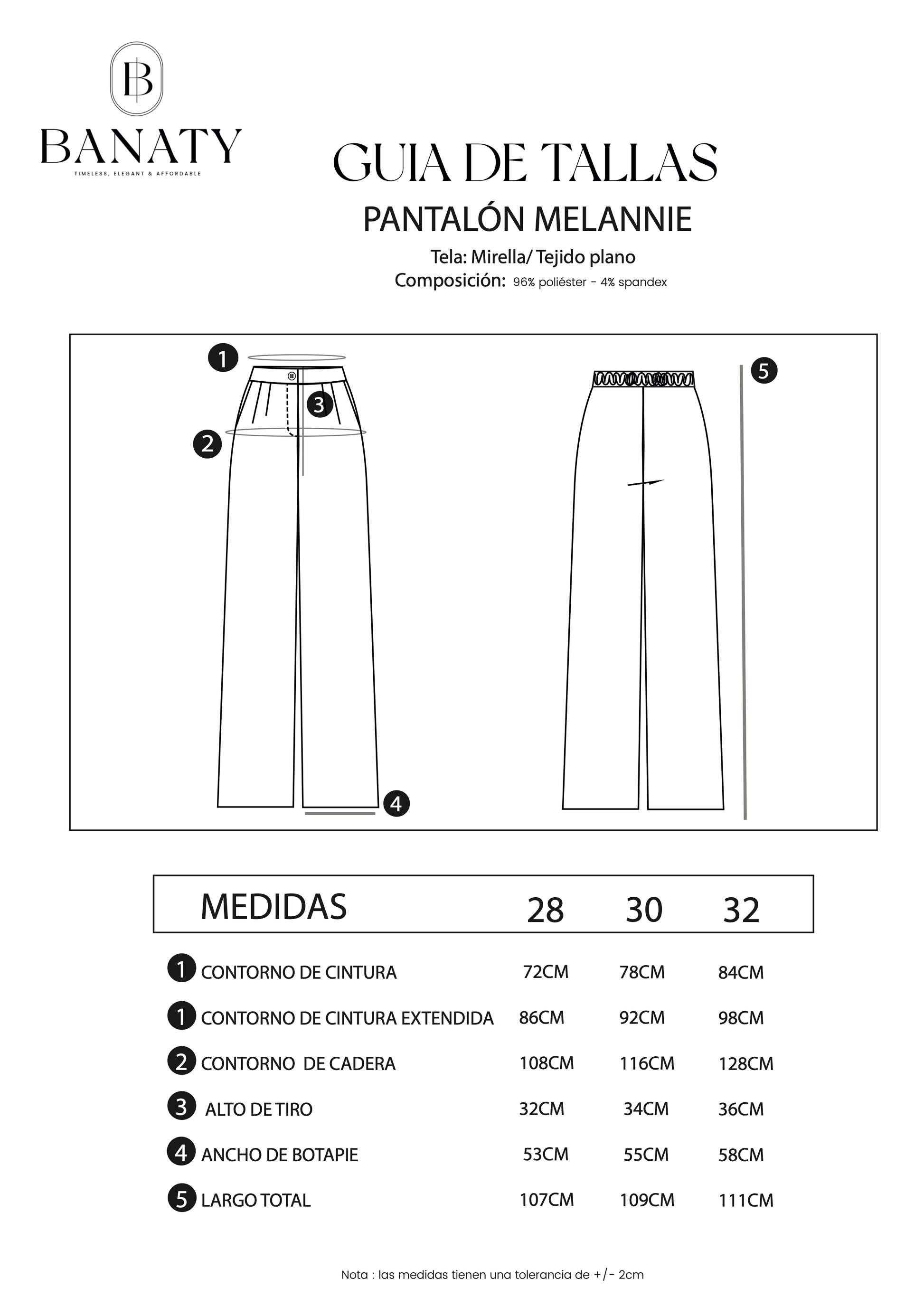 Pantalón Palazzo de Vestir Melannie