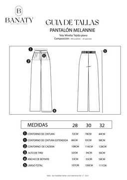 Pantalón Palazzo de Vestir Melannie