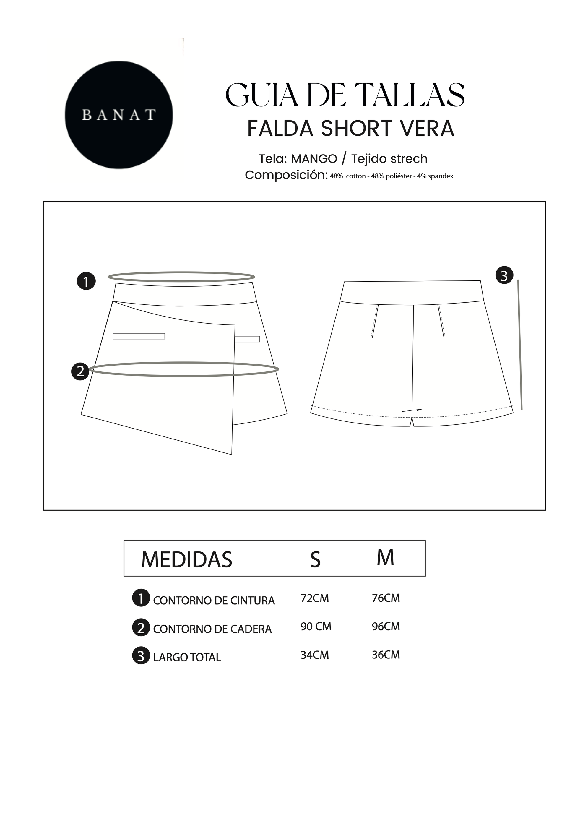 Falda Short Vera